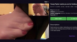 【代购】Young Payton wants you as her footboy HD