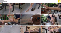 【丝足】我的美女助理九九下班后在茶室用丝袜美足与我打麻将【4K，15:40】