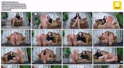 Asian girl Lianlian showcases her sexy 39EU big feet