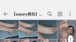 【aapary模拍】小新美脚加微距图（150P）